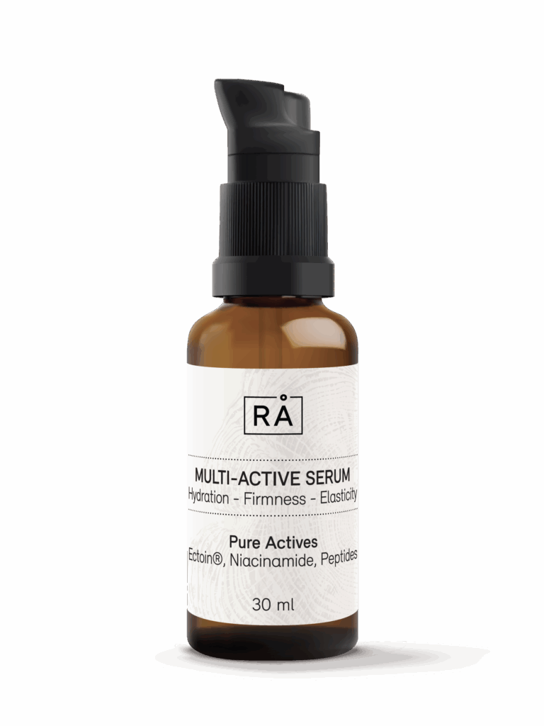 Multi active serum. Serum with ectoin, niacinamide and peptides to increase moisture and reduce fine lines and wrinkles