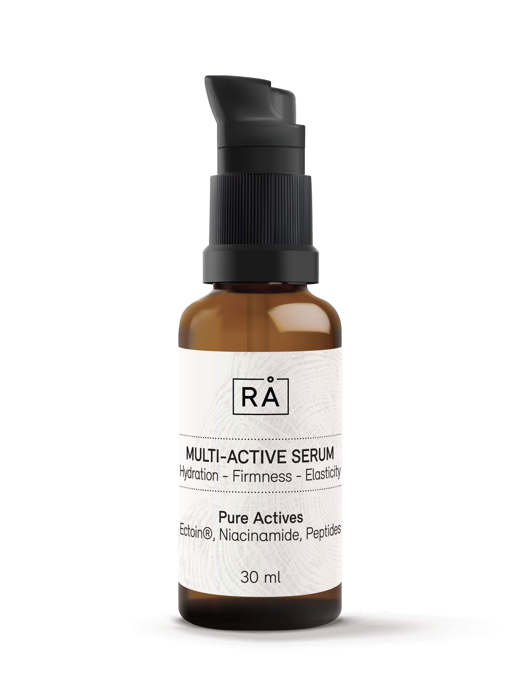 Multi active serum. Serum med ectoin, niacinamide og peptider for å øke fukt og dempe fine linjer og rynker