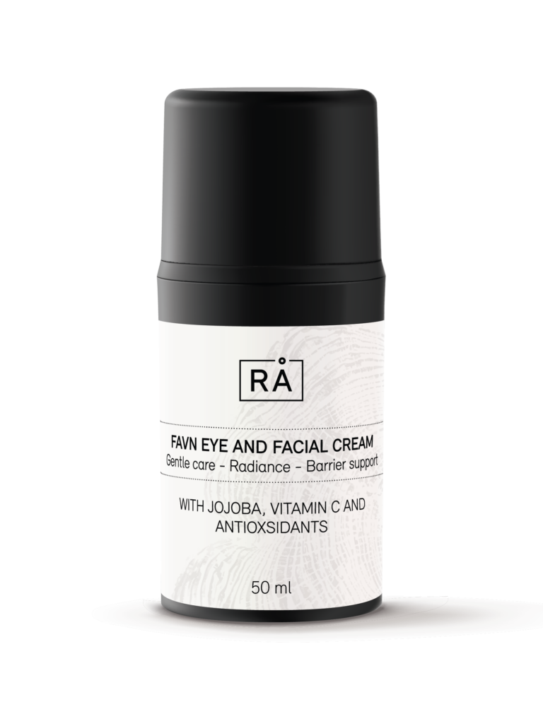 Favn eye and facial cream. Facial cream for dry and sensitive skin with squalane and antioxidants