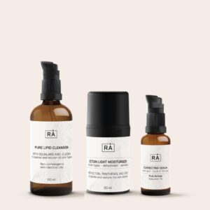 Produktbilde av hudpleiesett for hudforbedring, fukt og glød